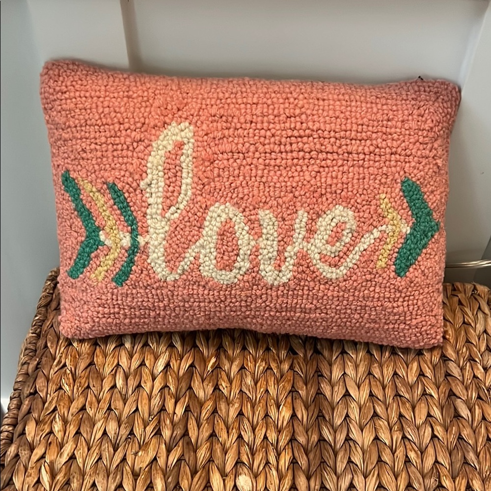 Pink Love Decorative Pillow